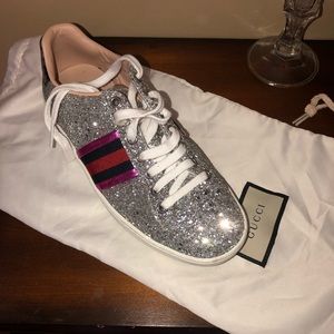REAL Gucci Sparkly Sneakers😍😍